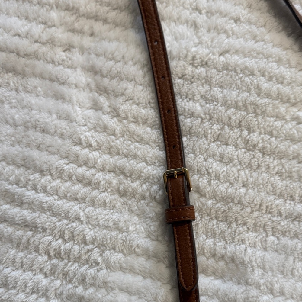 Vince Camuto Tan Leather Crossbody Bag - Picture 7 of 16